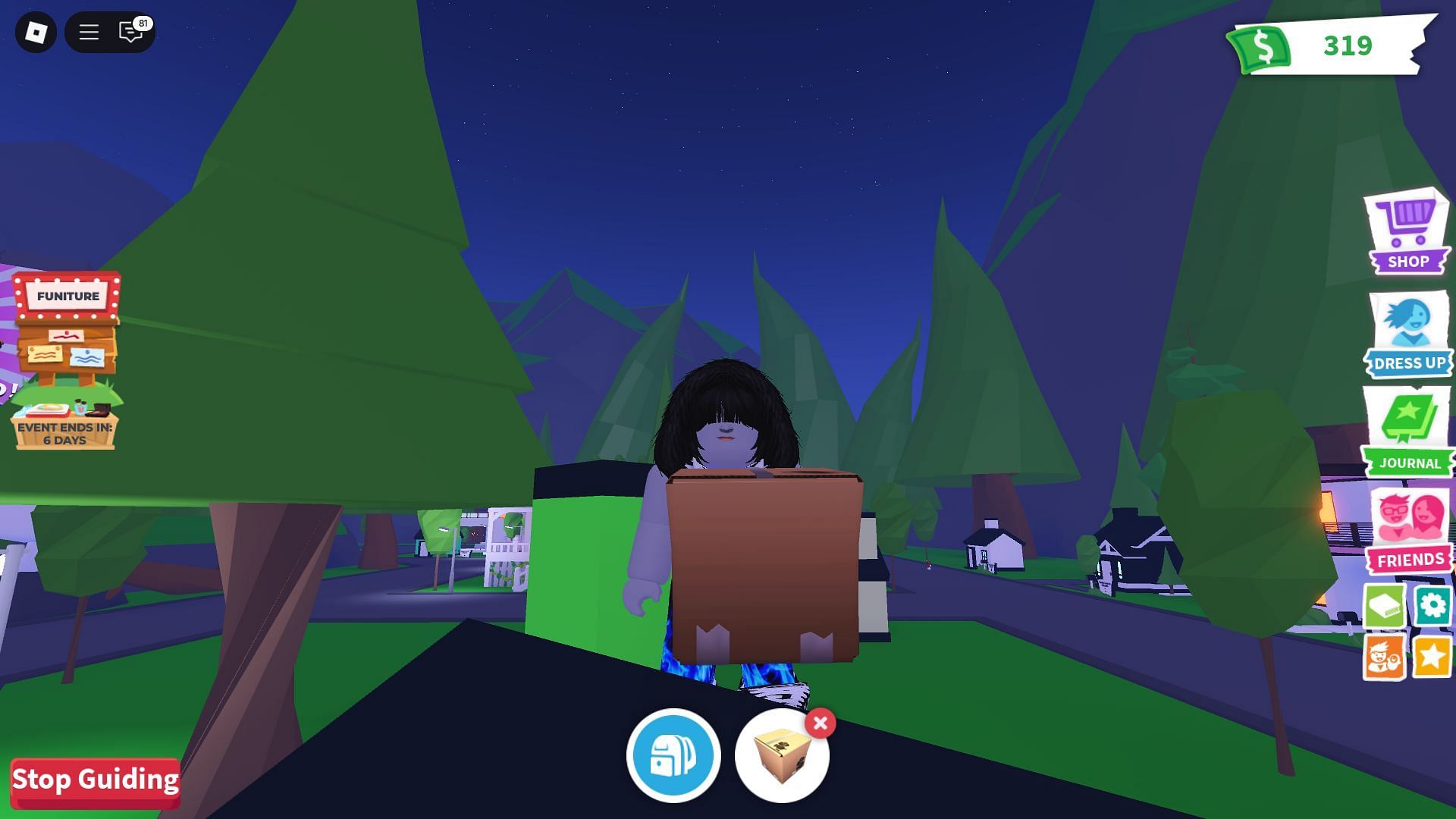 Login gift box (Image via Roblox)